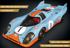 Pocher c1/8 Kit: Porsche 917K Gulf #1