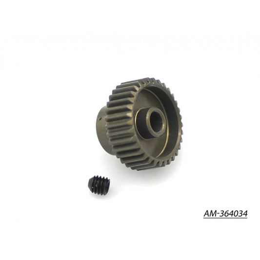 Pinion Gear 64P 34T 7075 Hard by Arrowmax