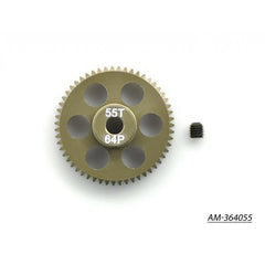 Pinion Gear 64P 55T 7075 Hard by Arrowmax