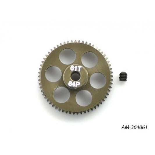 Pinion Gear 64P 61T 7075 Hard by Arrowmax