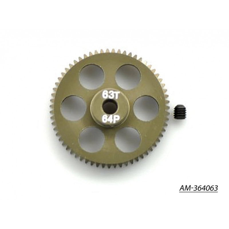 Pinion Gear 64P 63T 7075 Hard by Arrowmax