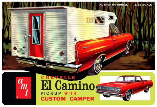 Amt 1/25 '65 Chev ElCaminoW/Camper