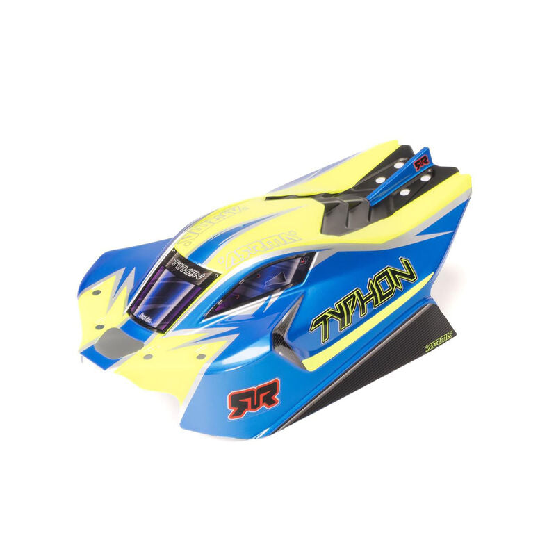 TYPHON 4x4 Clipless Painted Decaled Body (Blue) by Arrma