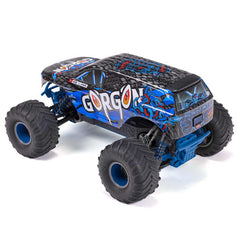 1/10 GORGON 4X2 MEGA 550 Brushed Monster Truck RTR Blue (Needs Batt and Charger)