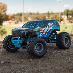 1/10 GORGON 4X2 MEGA 550 Brushed Monster Truck RTR Blue (Needs Batt and Charger)