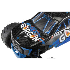 1/10 GORGON 4X2 MEGA 550 Brushed Monster Truck RTR Blue (Needs Batt and Charger)