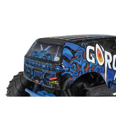 1/10 GORGON 4X2 MEGA 550 Brushed Monster Truck RTR Blue (Needs Batt and Charger)