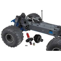 1/10 GORGON 4X2 MEGA 550 Brushed Monster Truck RTR Blue (Needs Batt and Charger)