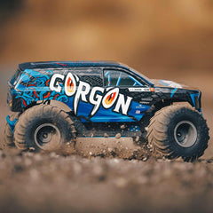 1/10 GORGON 4X2 MEGA 550 Brushed Monster Truck RTR Blue (Needs Batt and Charger)