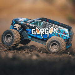 1/10 GORGON 4X2 MEGA 550 Brushed Monster Truck RTR Blue (Needs Batt and Charger)