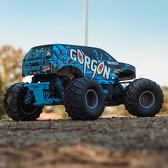 1/10 GORGON 4X2 MEGA 550 Brushed Monster Truck RTR Blue (Needs Batt and Charger)