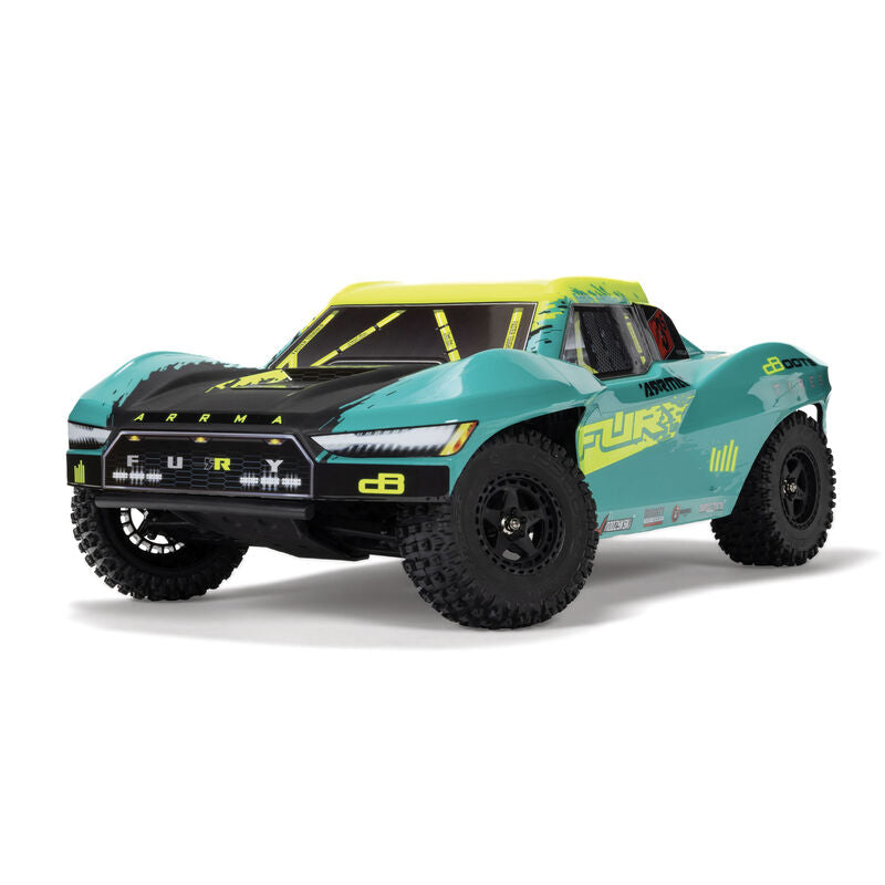 1/10 FURY 223S BLX Brushless 2WD Short Course Truck RTR with DSC, Green by ARRMA