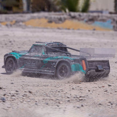 1/8 INFRACTION 4X4 3S BLX Resto-Mod Truck Blk/Teal by Armma