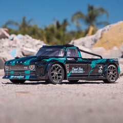 1/8 INFRACTION 4X4 3S BLX Resto-Mod Truck Blk/Teal by Armma