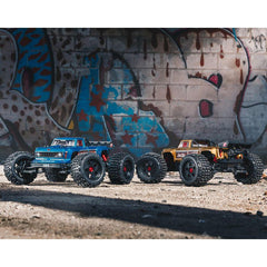 OUTCAST 4X4 4S BLX 1/10 Stunt Truck Bronze plus G2 5000mAh 3S LiPo IC5 & S155