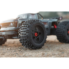 1/10 OUTCAST 4X4 4S V2 BLX Stunt Truck RTR, Gunmetal 2024 Center Diff Model by