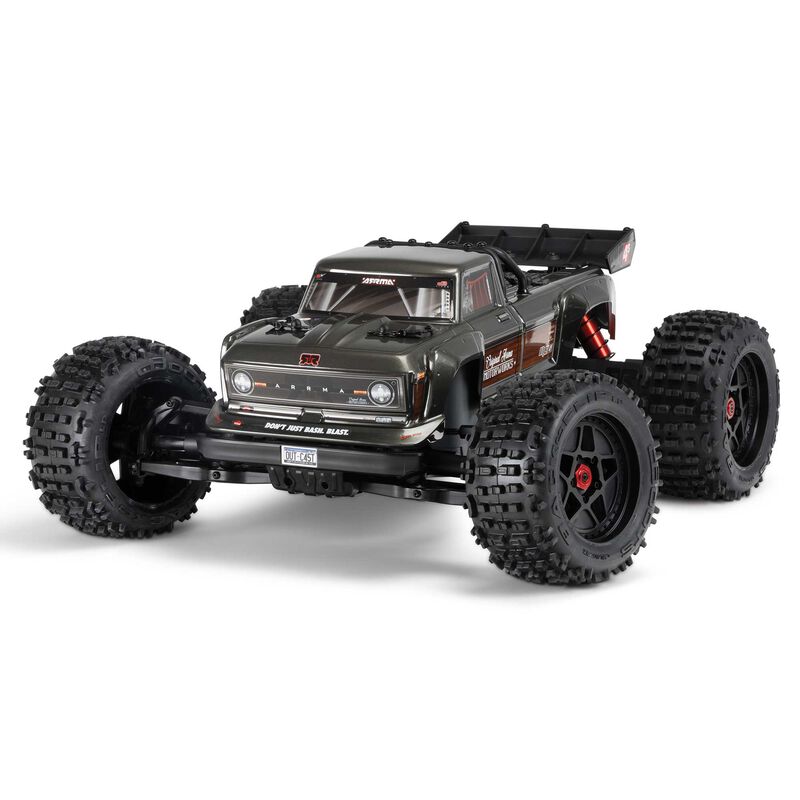 1/10 OUTCAST 4X4 4S V2 BLX Stunt Truck RTR, Gunmetal 2024 Center Diff Model by