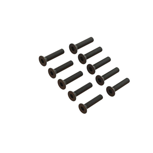 Flat Head Screw M2x10mm (10pcs)