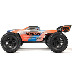 1/8 KRATON 6S V6 4X4 BLX Brushless Speed Monster Truck RTR, Blue/Orange by ARRMA