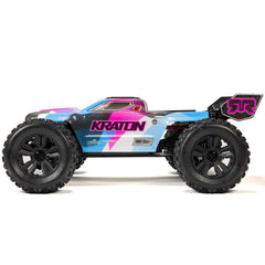 1/8 KRATON 6S V6 4X4 BLX Brushless Speed Monster Truck RTR, Blue/Pink by ARRMA