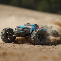 1/8 KRATON 6S V6 4X4 BLX Brushless Speed Monster Truck RTR, Blue/Pink by ARRMA