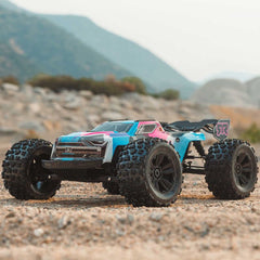 1/8 KRATON 6S V6 4X4 BLX Brushless Speed Monster Truck RTR, Blue/Pink by ARRMA