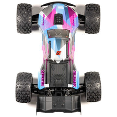 1/8 KRATON 6S V6 4X4 BLX Brushless Speed Monster Truck RTR, Blue/Pink by ARRMA