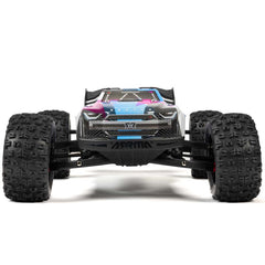 1/8 KRATON 6S V6 4X4 BLX Brushless Speed Monster Truck RTR, Blue/Pink by ARRMA