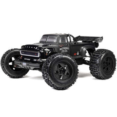 1/8 NOTORIOUS 6S V6 4X4 BLX Brushless Stunt Truck RTR, Black by ARRMA