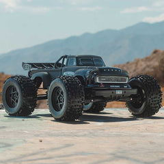 1/8 NOTORIOUS 6S V6 4X4 BLX Brushless Stunt Truck RTR, Black by ARRMA