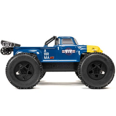 1/8 NOTORIOUS 6S V6 4X4 BLX Brushless Stunt Truck RTR, Blue by ARRMA