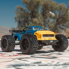 1/8 NOTORIOUS 6S V6 4X4 BLX Brushless Stunt Truck RTR, Blue by ARRMA