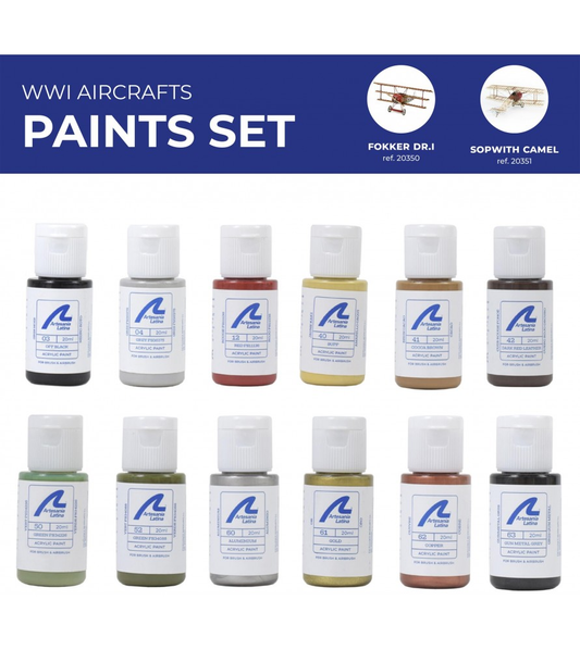 Artesania Paint Set 1: Airplane 12x 20ml