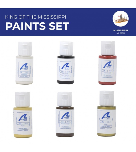 Artesania Paint Set 6: Mississip 6x 20ml