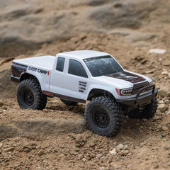 1/24 SCX24 Base Camp 4WD Rock Crawler Brushed RTR with Battery & Charger, White