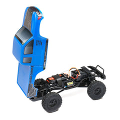 1/24 SCX24 Base Camp 4WD Rock Crawler Brushed RTR with Battery & Charger, Blue