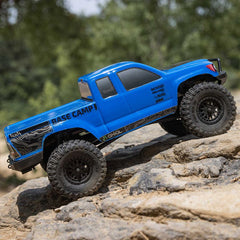 1/24 SCX24 Base Camp 4WD Rock Crawler Brushed RTR with Battery & Charger, Blue