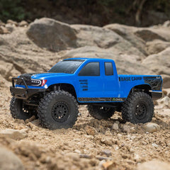 1/24 SCX24 Base Camp 4WD Rock Crawler Brushed RTR with Battery & Charger, Blue