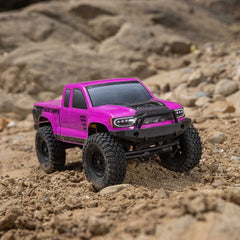 1/24 SCX24 Base Camp 4WD Rock Crawler Brushed RTR with Battery & Charger, Pink