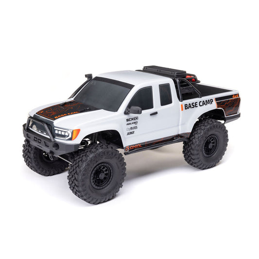 1/10 SCX10 III Base Camp 4X4 Rock Crawler Brushed RTR, White by Axial