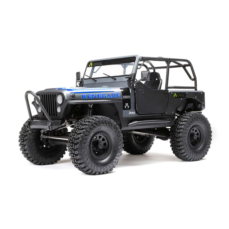 1/10 SCX10 III Jeep CJ-7 4WD Brushed RTR, Grey by Axial