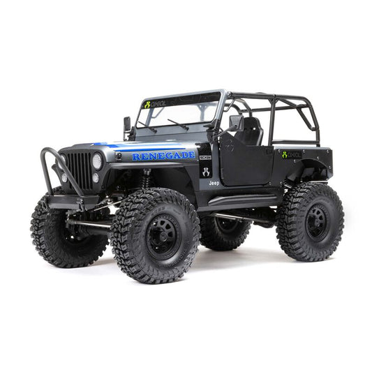 1/10 SCX10 III Jeep CJ-7 4WD Brushed RTR, Grey by Axial