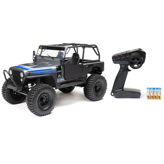 1/10 SCX10 III Jeep CJ-7 4WD Brushed RTR, Grey by Axial