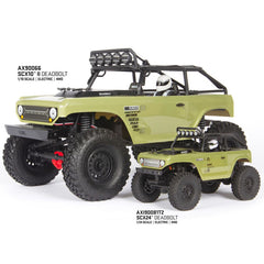 1/24 SCX24 Deadbolt 4WD Rock Crawler Brushed RTR, Green by AXIAL