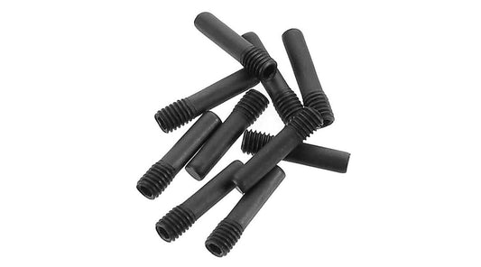 AXA176 Screw Shaft M3x2.5x13mm Black (10)