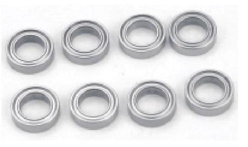 Blackzon Bearings: 3/8 x 1/4 x 1/8 (8)