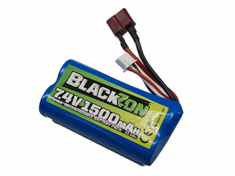 Blackzon Battery: LiIon 7.4v 1500MAh T