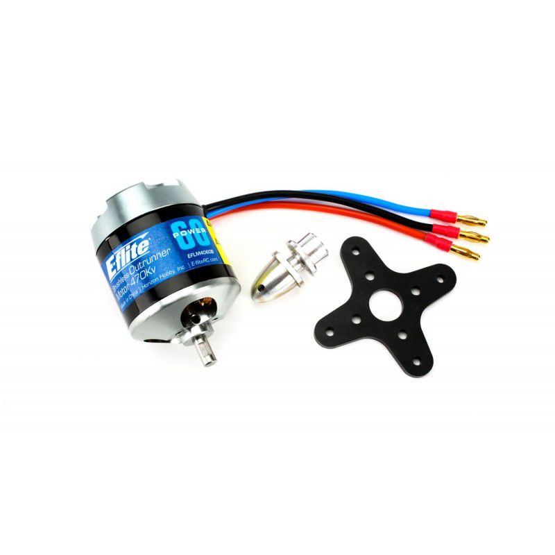 Power 60 Brushless Outrunner Motor, 470Kv