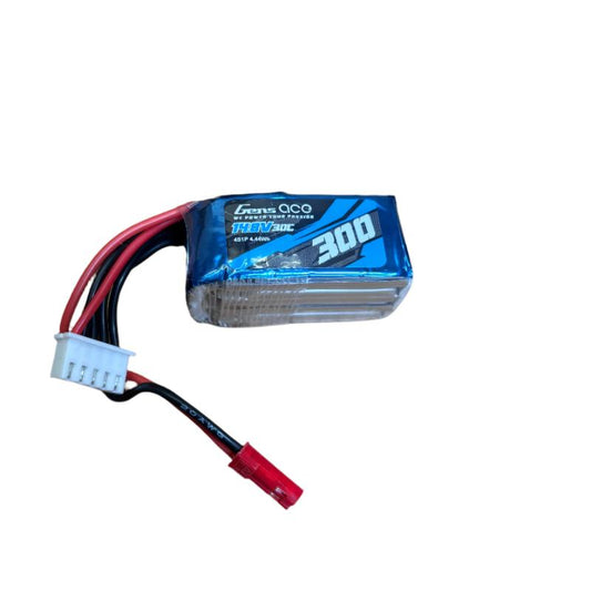 Gens Ace 300mAh 4S 14.8v 30C with JST Plug Fits Micro Draco by Gens Ace