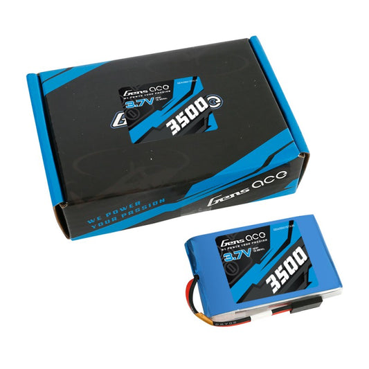 Gens ace 3500mAh 3.7V TX 1S1P Lipo Battery Pack with JR Plug Sanwa MT44